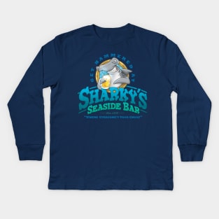 Sharky's Seaside Bar Kids Long Sleeve T-Shirt